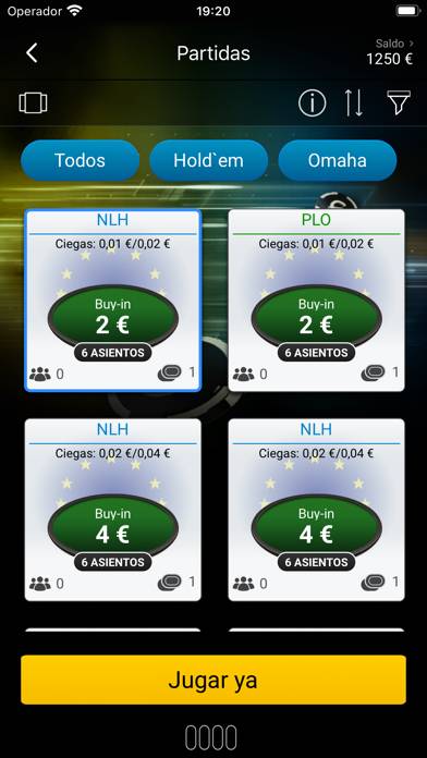 Bwin: Poker y Juegos de Casino captura de pantalla del juego