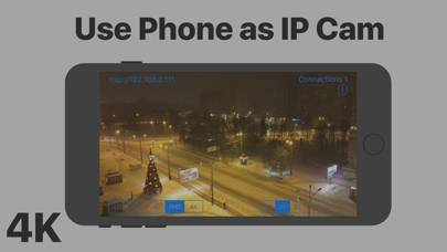 IP4K: Phone cam as IP Camera App skärmdump #1