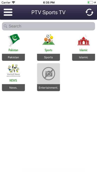 PTV Sports Live TV Stream Schermata dell'app #2