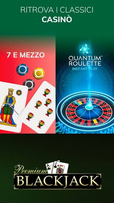 Casino, Slot e Blackjack Sisal schermata del gioco