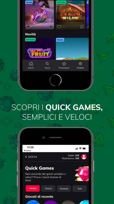 Casino, Slot e Blackjack Sisal schermata del gioco