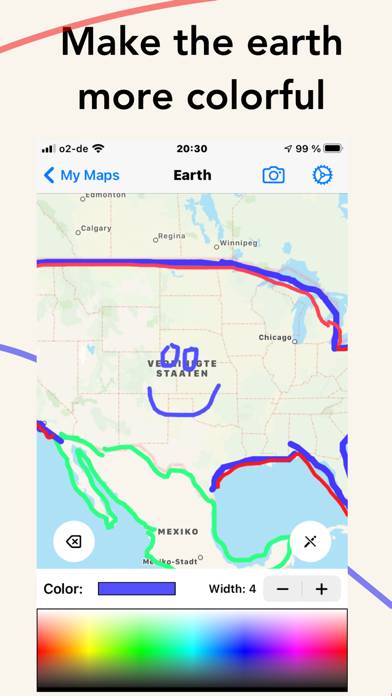 MapDraw: Draw on maps App screenshot #4