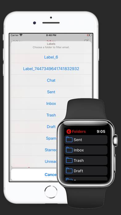 WristMail for Gmail Captura de pantalla de la aplicación #3