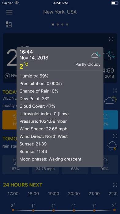 Accurate Weather forecast pro Captura de pantalla de la aplicación #5