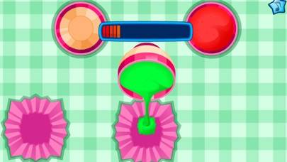 Cooking colorful cupcakes game App screenshot #4