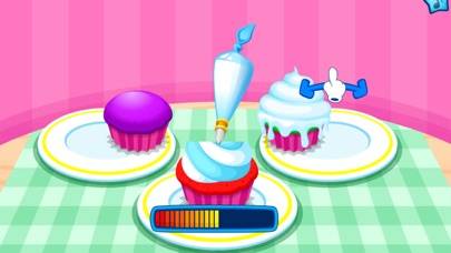 Cooking colorful cupcakes game App screenshot #5