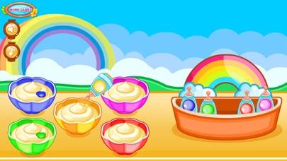 Cooking colorful cupcakes game App screenshot #6