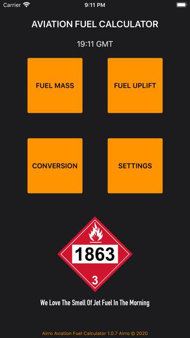 Airro Aviation Fuel Calculator Capture d'écran de l'application #2
