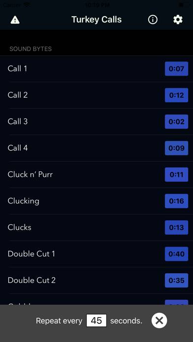 Turkey Call App screenshot