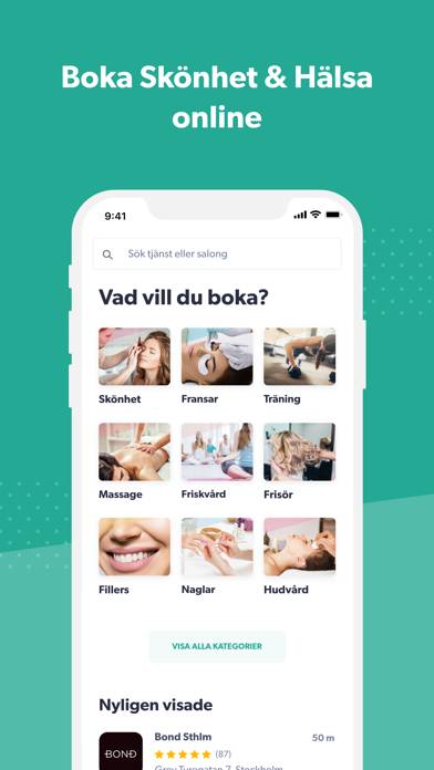Bokadirekt: Skönhet & Hälsa App screenshot #1