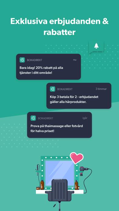Bokadirekt: Skönhet & Hälsa App screenshot #3