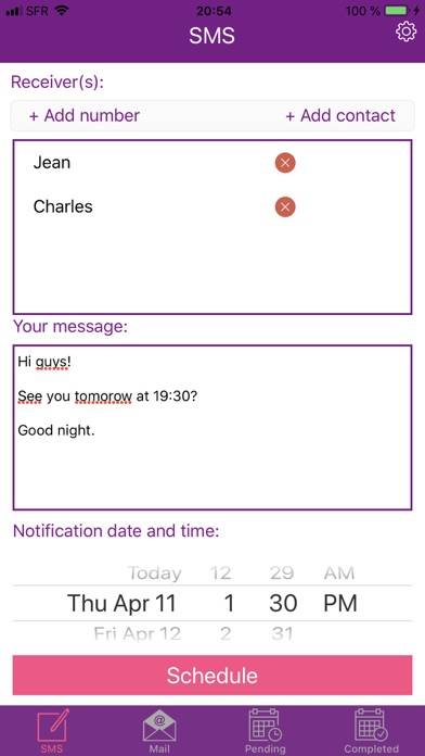 TextLater App screenshot #2