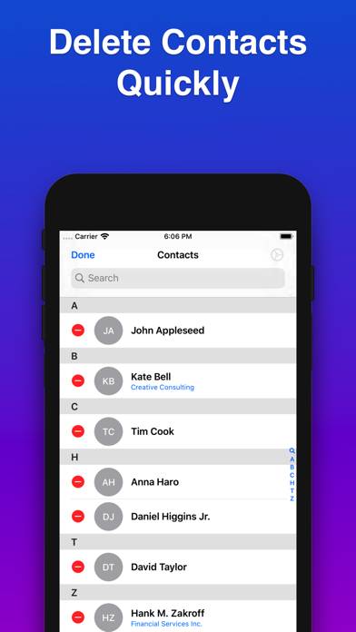 Quickness: Add Contacts Captura de pantalla de la aplicación #3