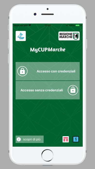 MyCUPMarche Schermata dell'app #1