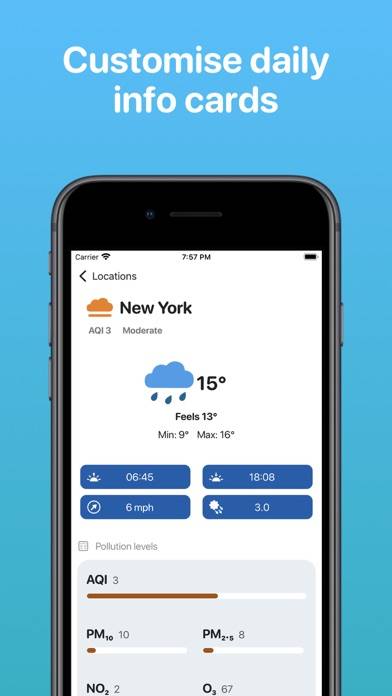 Haze: Air Quality & Weather App skärmdump #4