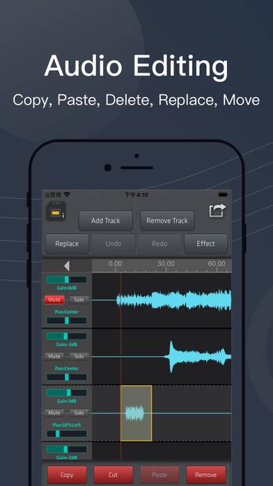Audio Editor Capture d'écran de l'application #1