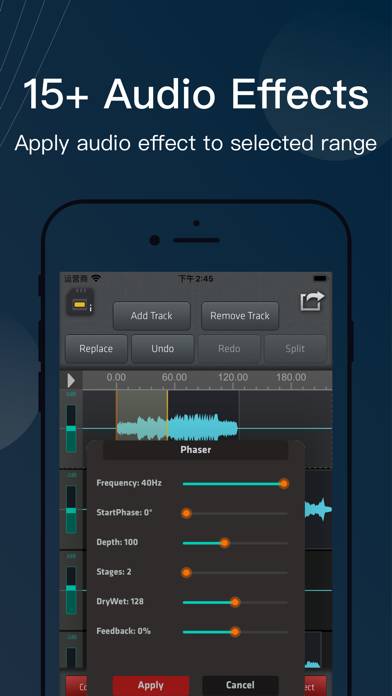 Audio Editor App skärmdump #2
