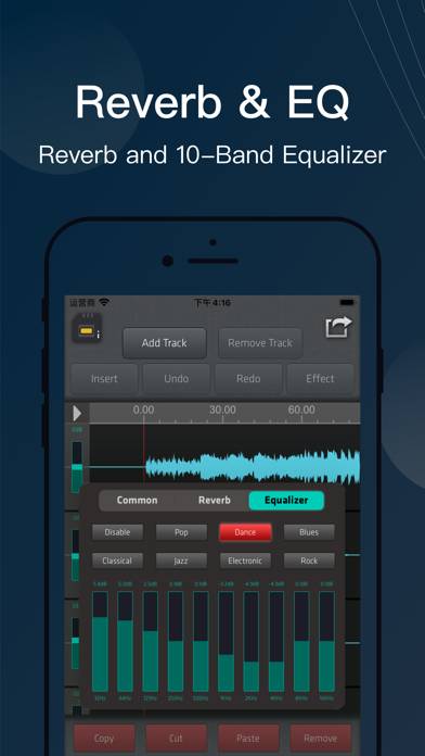 Audio Editor Captura de pantalla de la aplicación #3
