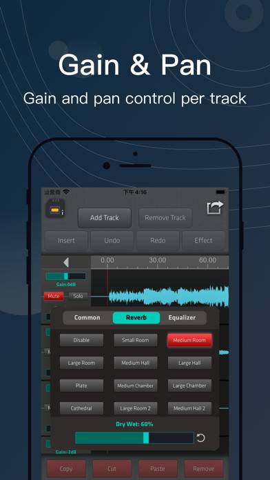 Audio Editor Captura de pantalla de la aplicación #4