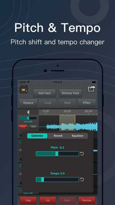 Audio Editor App skärmdump #5