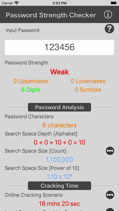 Password Strength Checker Schermata dell'app #3