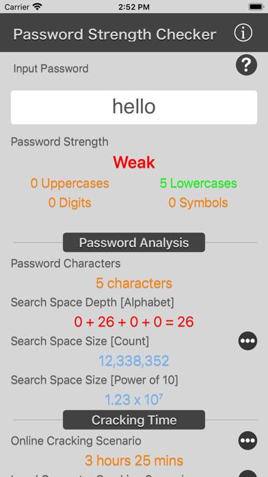 Password Strength Checker Schermata dell'app #5