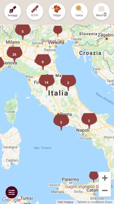 Winemapp Schermata dell'app #2