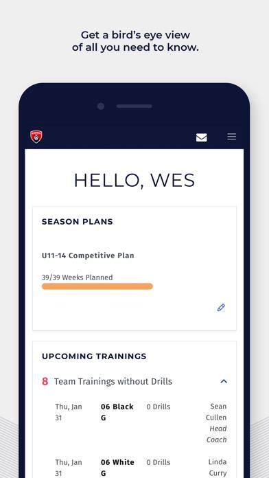 PlayMetrics App screenshot