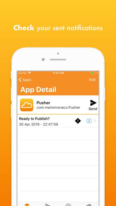 Pusher for Firebase Schermata dell'app #5