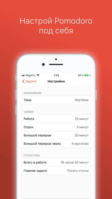 Pomodoro by Bitsoev App screenshot #3