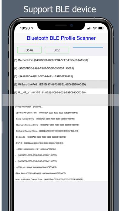 Ultra Bluetooth Scanner Скриншот приложения #3