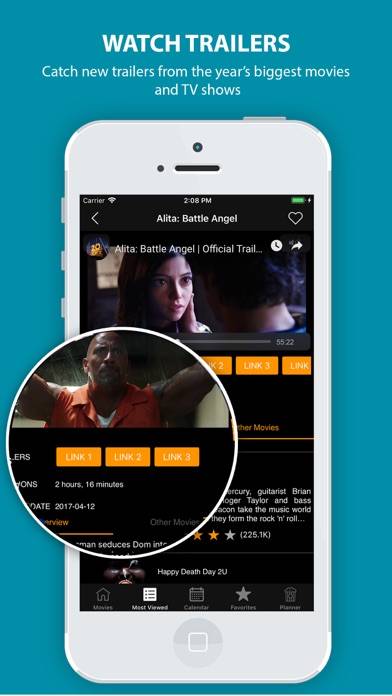 Movie & Show Box TV Planner App screenshot
