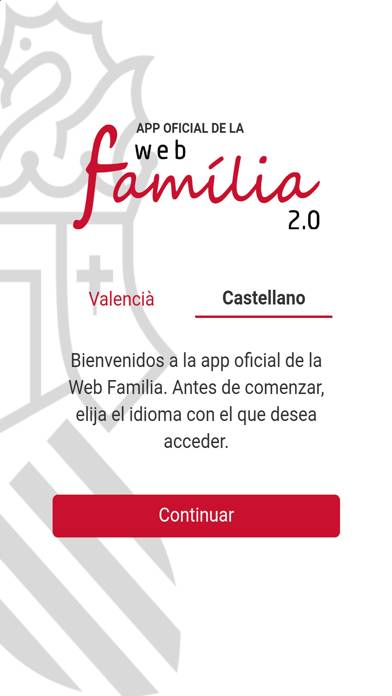 GVA Web Familia 2.0 captura de pantalla