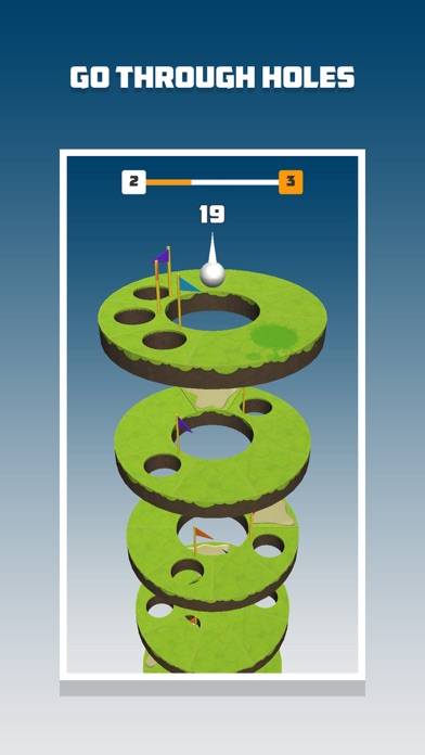 Helix Golf Jump Captura de pantalla de la aplicación #2