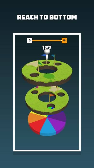 Helix Golf Jump Captura de pantalla de la aplicación #4