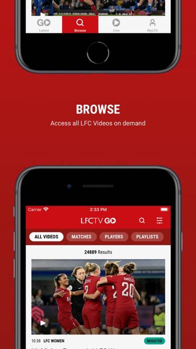 LFCTV GO Official App Captura de pantalla de la aplicación