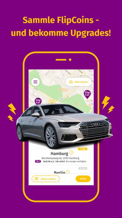 Flipcar | Ein Euro Mietwagen App-Screenshot #3