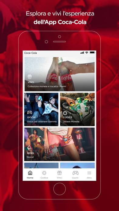 Coca-Cola: Spielen & Gewinnen App-Screenshot #1