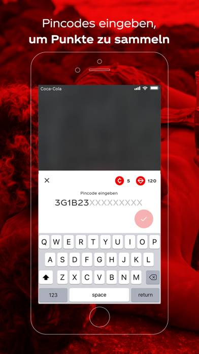 Coca-Cola: Spielen & Gewinnen Captura de pantalla de la aplicación #5
