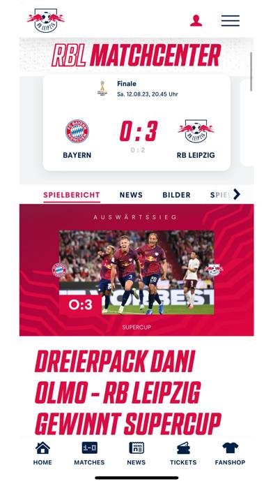 RB Leipzig App-Screenshot #1