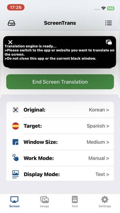 ScreenTrans-Screen Translation Скриншот приложения #1