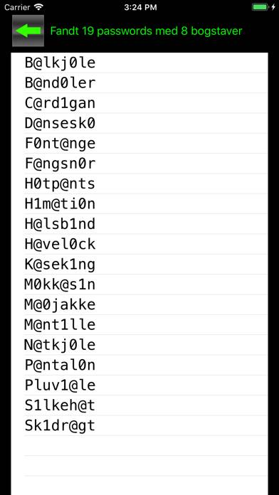 PassGen password generator DK Captura de pantalla de la aplicación #2