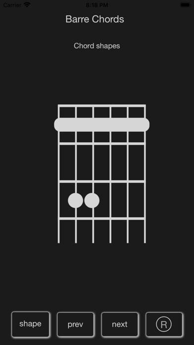 Guitar Flash Chords App skärmdump