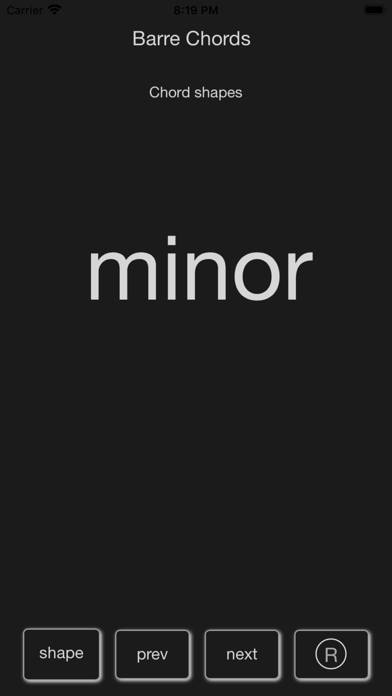 Guitar Flash Chords App skärmdump