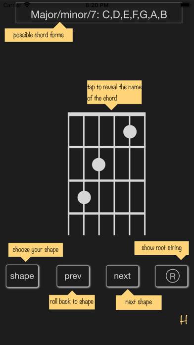 Guitar Flash Chords App skärmdump