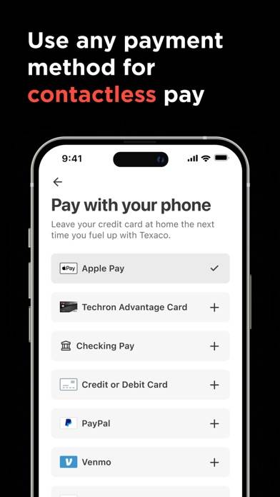 Texaco App screenshot