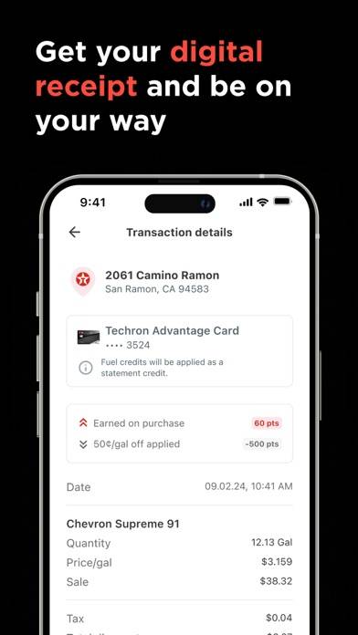 Texaco App screenshot