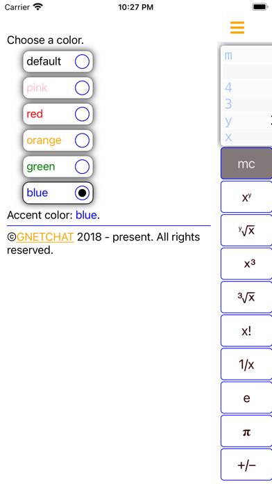 My RPN Calculator Captura de pantalla de la aplicación