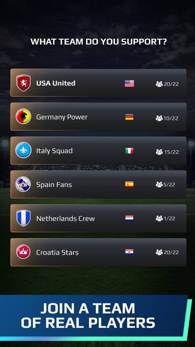 Football Rivals: Soccer Game Schermata dell'app #2