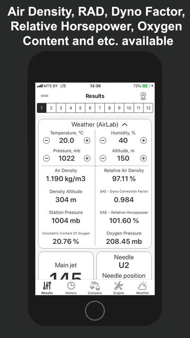 Jetting Modena KZ1 / KZ2 Kart Schermata dell'app #6